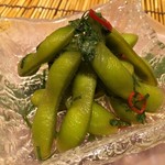 Edamame pickled overnight