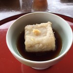 朝比 - 蓮根のゴマ豆腐