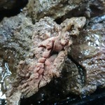 ステーキハウス綱政 - カットは少し熱の入りが早いですね(；・∀・)