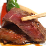 日本料理 徳ふくしま - 石垣牛のステーキ