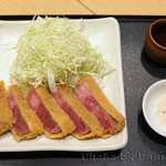 日本料理 徳ふくしま - 石垣牛の牛カツ