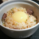 日本料理 徳ふくしま - 真珠卵と石垣牛の炊き込みご飯