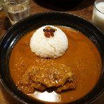 ほんやら洞 - スパイシィ・チキンカレー with ラッシィ