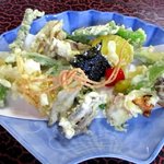 功徳庵 更科 - 鳥肉天ぷら(１)！(2016,10/16)