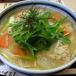 手打ちうどん 紅屋 - 紅屋風白味噌うどん９００円（冬季限定）