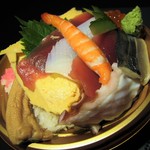 梅丘寿司の美登利 - パパの「生ちらし」テイクアウトスタイル