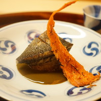 松川 - 蒸し鮑の焼きもの、くちこ