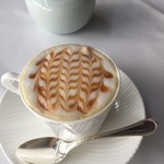 ふれんち茶懐石 京都福寿園茶寮 - ほうじ茶カプチーノ