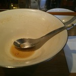 新潟 三宝亭 東京ラボ - 今回ももちろんスープは完飲(￣^￣)