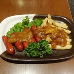 和食処 天きん - 夜のカレーウィンナー580円