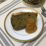 かえる食堂 - 自家製「シフォンケーキ」
      抹茶チョコ♪♪