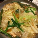 にくどうふ にくうどん くぼた 駒沢本陣 - もつ鍋