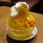 蜜家珈琲店 - エスプーマかき氷≪マンゴーヨーグルト≫（\830）