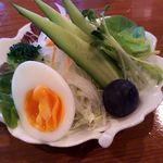 Iyashinomado - 2016.10.23軽食にセットのサラダ