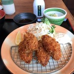 街かど屋 - カキフライ定食