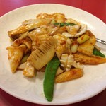 中華料理 龍鳳酒家 - ヤリイカの辛味炒め