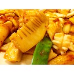 中華料理 龍鳳酒家 - ヤリイカの辛味炒め