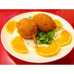 中華料理 龍鳳酒家 - 蟹爪の揚げ物