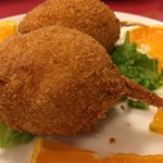 中華料理 龍鳳酒家 - 蟹爪の揚げ物