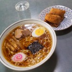 大久保だんご - 大ラーメン￥４５０
      いなり￥７０