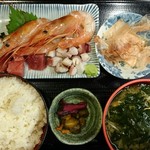 三橋屋 - 刺身定食880円