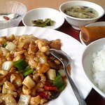 麒麟楼 - 鶏とカシューナッツ炒めランチ８５０円