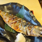 海鮮めし屋 磯人 - 刺身塩サバ焼定食の塩サバ