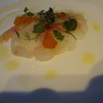 前菜：鯛のカルパッチョ