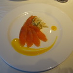 オザミ・デ・ヴァン - 前菜：北海道白老町のサーモンマリネ