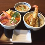 Issaku - 海鮮丼 天丼 うどん❣️