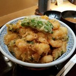 てんぷら 山の上 - かき揚げ丼 2,916円