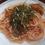IKOBU - タコと明太子のスパゲッティ・唐揚げ付き