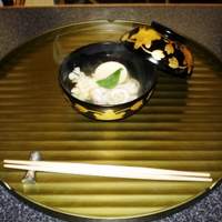 京料理 かじ - 車海老と麩の碗