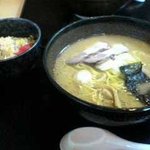 悟空 - 味噌ラーメン&チャーハンセット