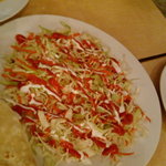 レストラン ザクロ - キャベツの千切りサラダ