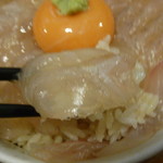 甘味のあるひらめのづけ美味すぎます