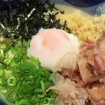 手延べうどん 水山 - 釜玉うどん