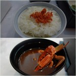 Resutoran Chidori - 鮭ご飯と渡り蟹の赤出汁