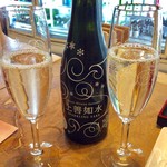 地酒BAR 山新 - H28.10.28 上善水如　スパークリング