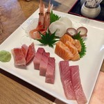 地酒BAR 山新 - H28.10.28 特上刺身　盛り合せ