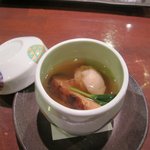 博多鉄板 じゅん - 松茸のスープです。