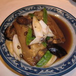 揚子江 - 鮫、さやえんどう、ネギ、唐辛子