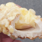 おべんとうのヒライ - ちくわの穴にポテサラが詰まってます。