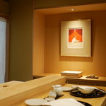 天冨良 いわ井 - 店内