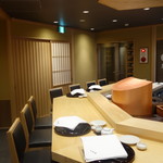 天冨良 いわ井 - 店内