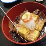 三河屋食堂 - 揚げ出し豆腐