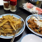 三河屋食堂 - ゴボウ煮