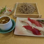 すし蕎麦セット【鴨汁】