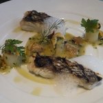 レストラン タテル ヨシノ 銀座 - 真鯛のグリエ　コキヤージュのマリニエール