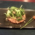 osteria LIU - 甘エビのタルタルトリュフ添え